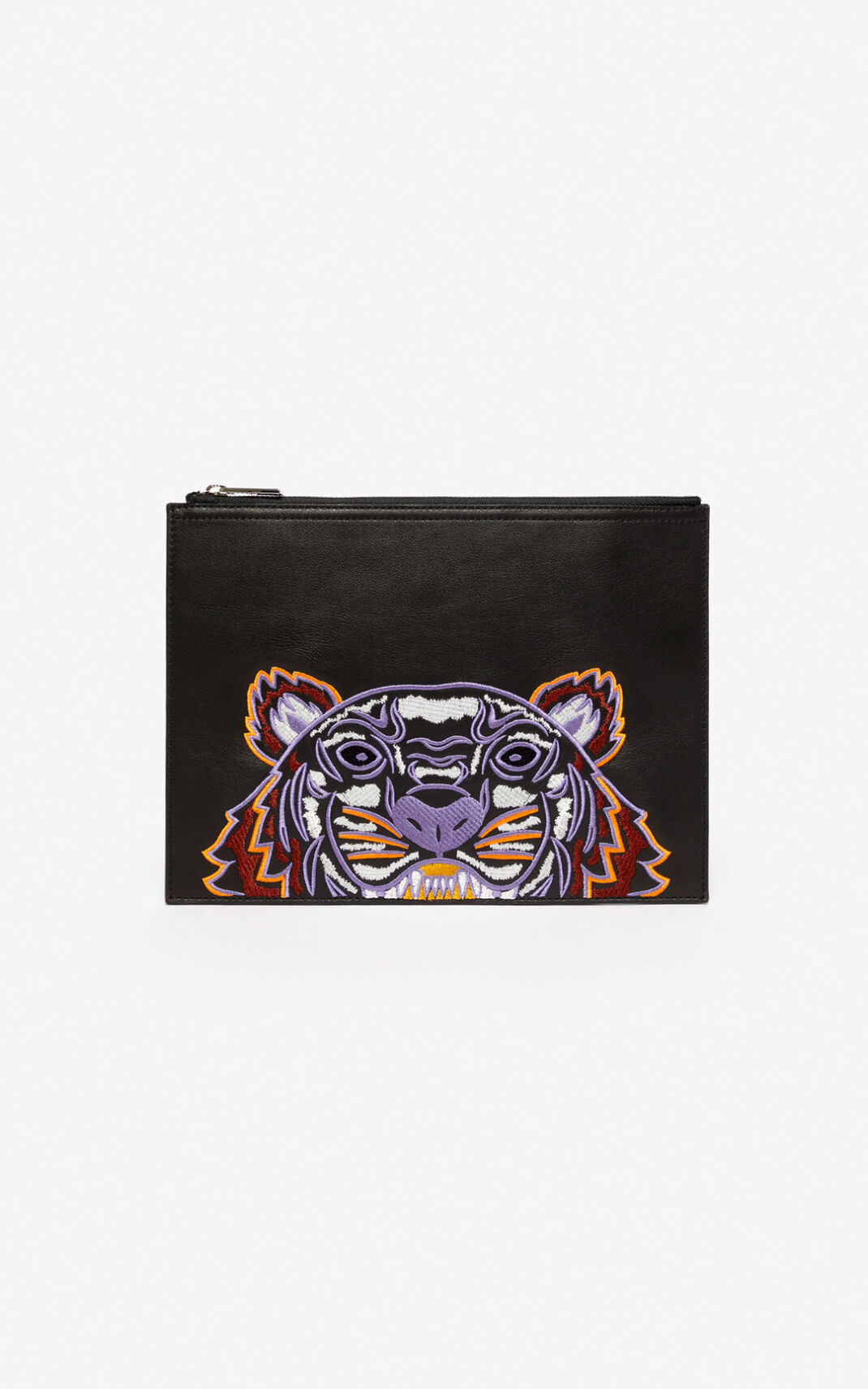 Clutch Kenzo Tiger Cuero Hombre Negras - SKU.7080937